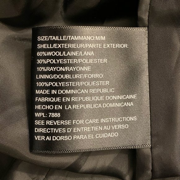 Michael Kors Charcoal Double-Breasted Wool Peacoat - Picture 10 of 11